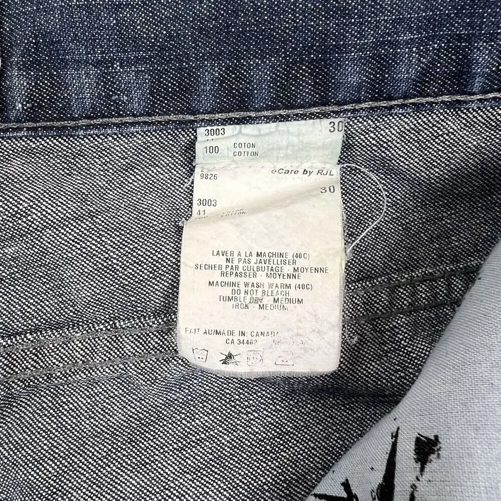 Vintage‎ Y2K Shorty's Skateboards Denim Jeans BAGGY 90s Button Fly Mens Sz 30x29